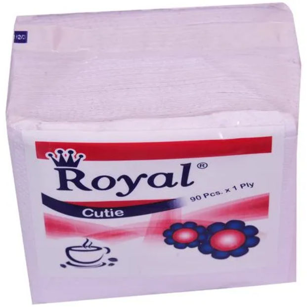 Royal Tissue Paper Cutie Napkin 90 Pulls - Pack of 3