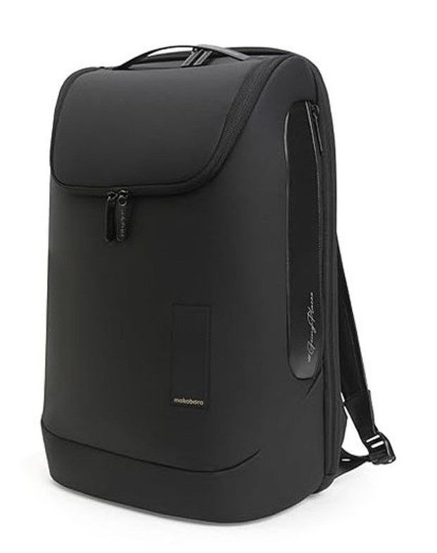 Mokobara Unisex Solid Polyester 30 L Silicon Grab Handle Backpack | Grey - 16 Inches
