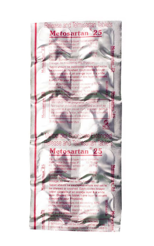 Metosartan 25 Tablet ER