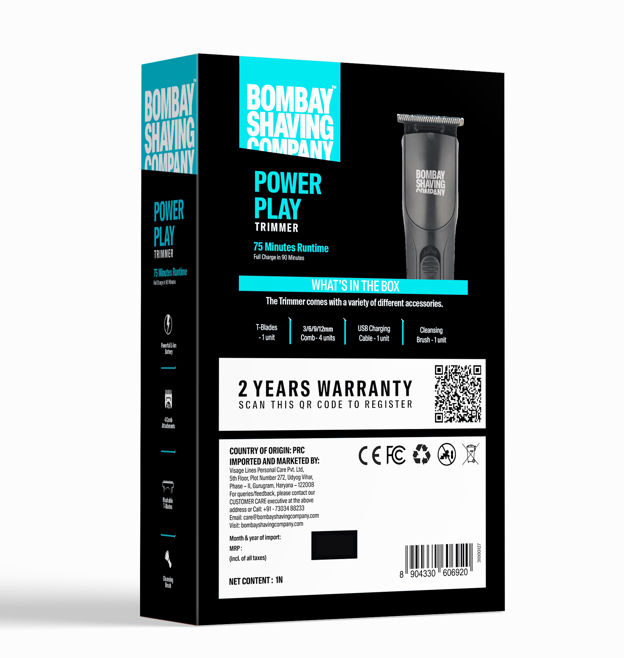 Bombay Shaving Company Power Play Trimmer For Men