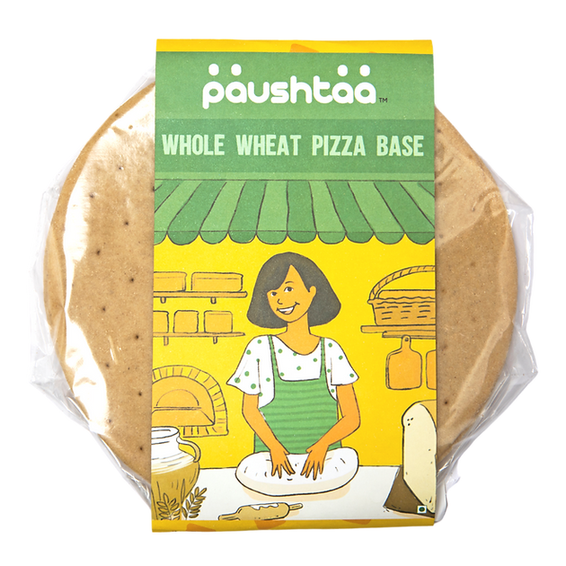 Paushtaa Whole Wheat Thin Crust Pizza Base