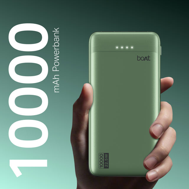 boAt EnergyShroom PB300 Activ Powerbank | Mint Green