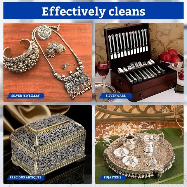 Klenzmo Chimney Cleaner And Kitchen Degreaser (400ml) & Klenzmo Silver Cleaner (250ml) Combo