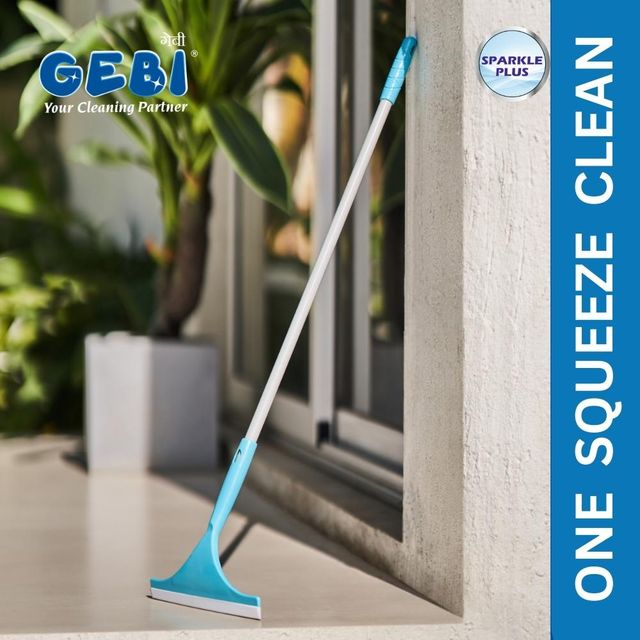 Gebi Sparkle Plus Bathroom/Window Wiper 1 pc Combo