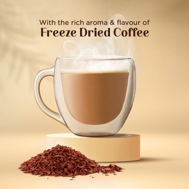 Bru Gold Freeze Dried Hazelnut Instant Coffee