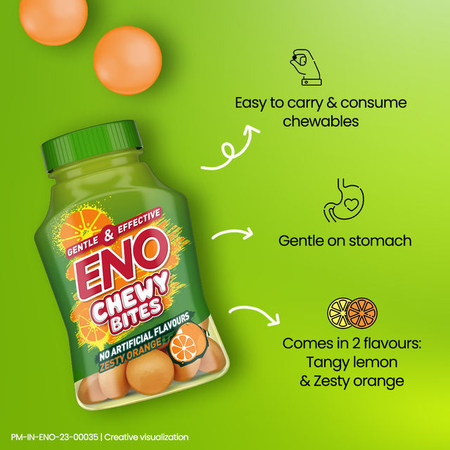 ENO Tasty Chewy Bites - Zesty Orange