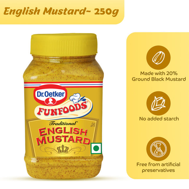 Dr. Oetker FunFoods Traditional English Mustard