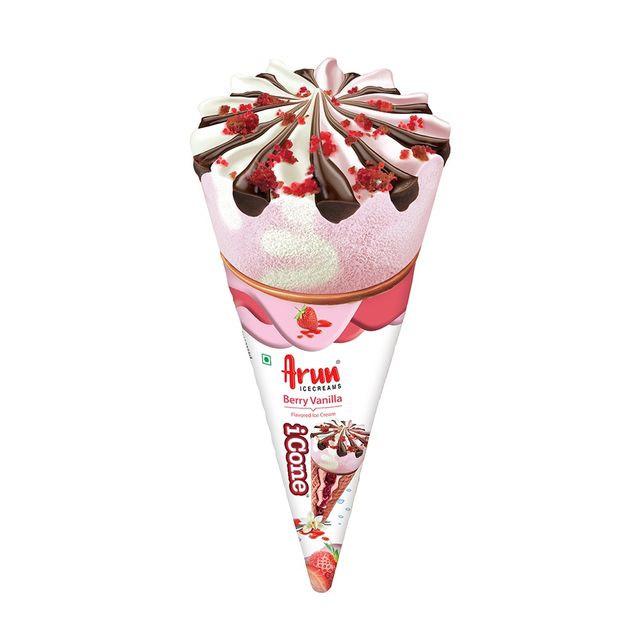 Arun Berry And Bean Vanilla Ice Cream Cone