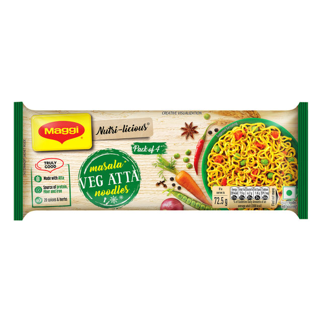 Maggi Nutri-Licious Masala Veg Atta Noodles