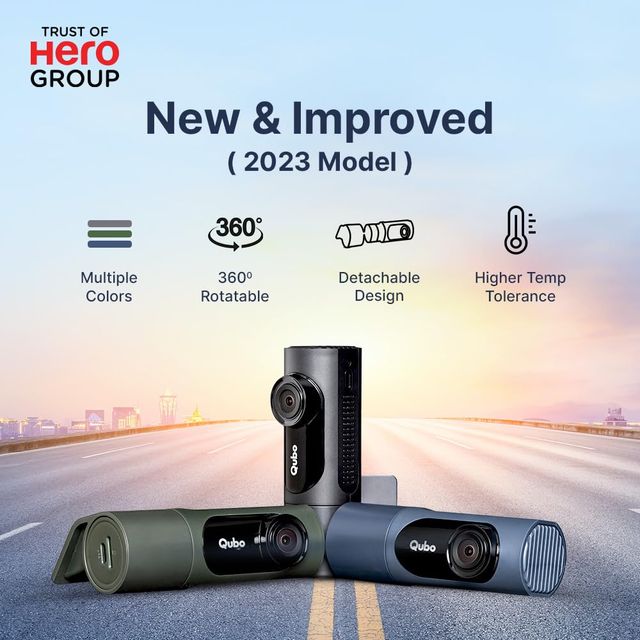 Qubo Dashcam Pro X 3MP from Hero Group
