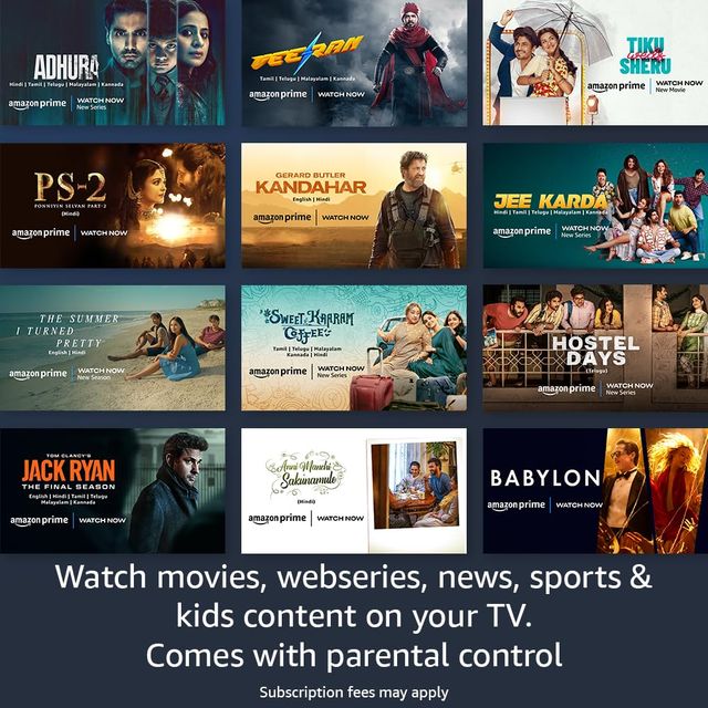 Amazon Fire TV Stick Lite With All-New Alexa Voice Remote Lite (No TV controls),HD streaming device