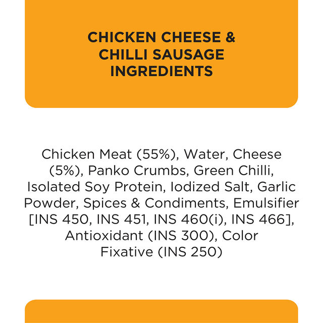 Prasuma Chicken Cheese & Chilli Sausage