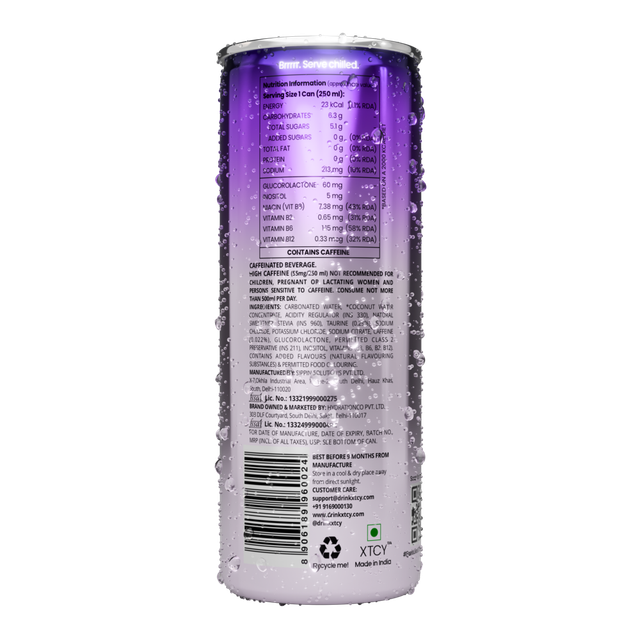 XTCY Grape Energy Drink