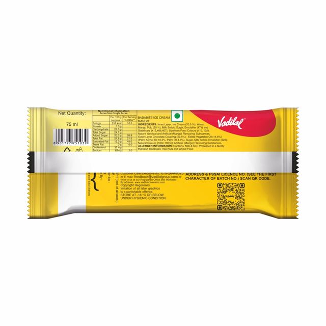 Vadilal Mango Badabite Ice Cream Stick 1 pc Combo
