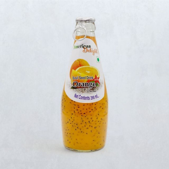 American Delight Orange Flavoured Basil Seed Drink