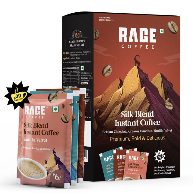 Rage Coffee Silk Blend Assorted Medium Roast Instant Coffee