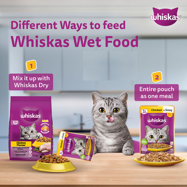 Whiskas Adult Chicken in Gravy Wet Cat Food