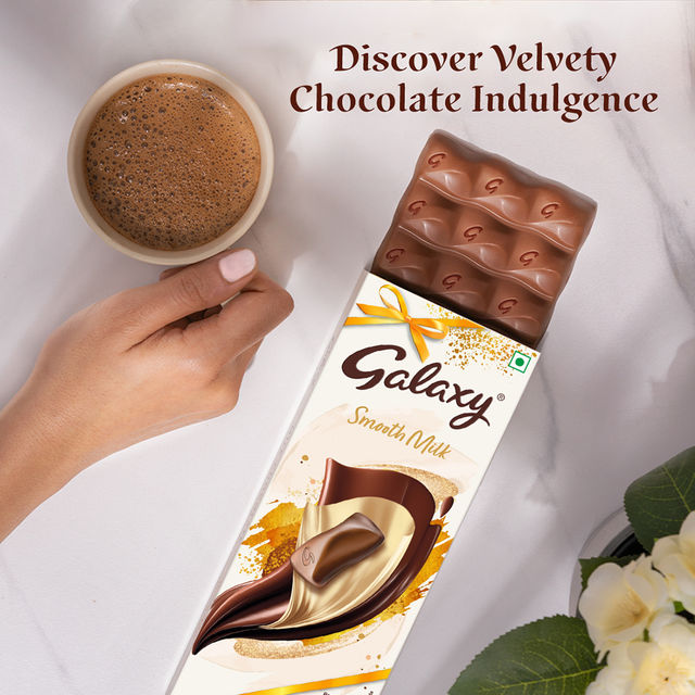Galaxy Smooth Milk Chocolate Bar(110gms) & Secret Temptation Romance Deodorant For Women(225ml) Combo