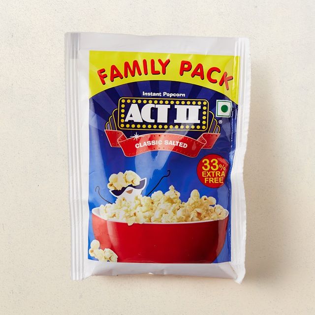 ACT II Instant Popcorn | Classic Salted | Family Pack 120 g Combo