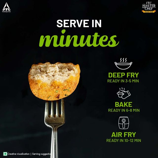 ITC Master Chef Classic Aloo Tikki | No Added Preservatives | 12 pieces
