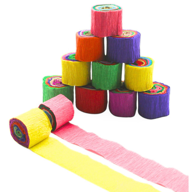 Let's Vybe Multicolor Streamers 12 rolls
