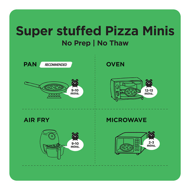 Prasuma Pizza Minis - Paneer Tikka(180gms) & Prasuma Korean Fried Potato - Spicy K-Bbq(275gms) Combo