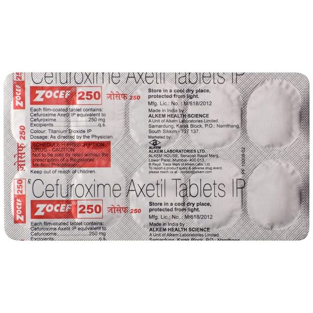 Zocef 250 Tablet