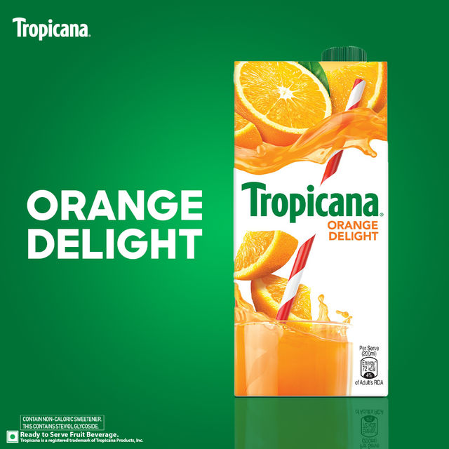 Tropicana Orange Delight Juice Tetrapack 1 l Combo