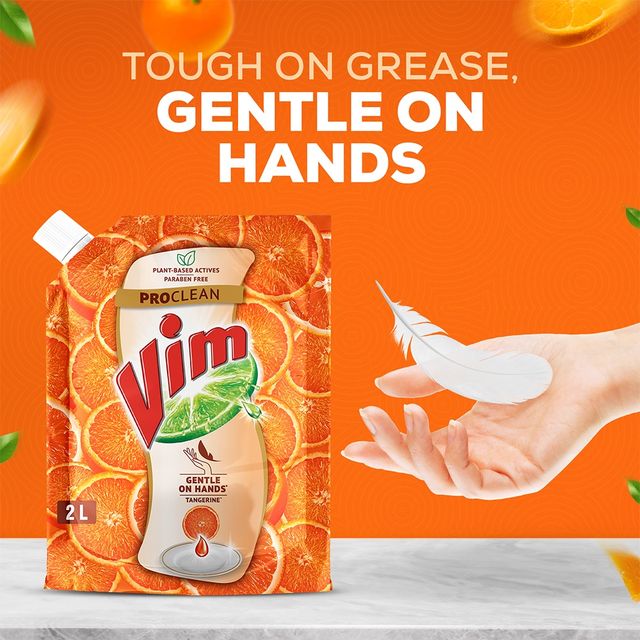 Vim Proclean Tangerine Dishwash Liquid