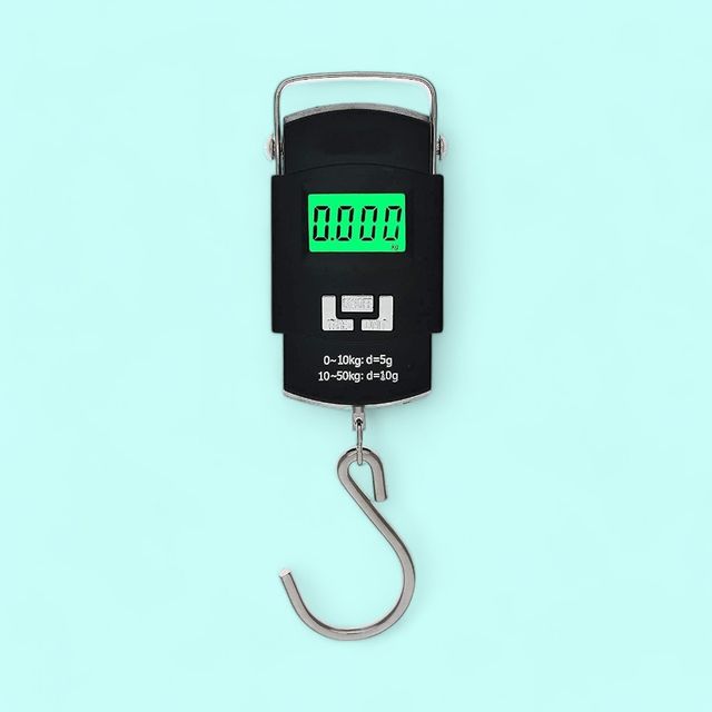 Desidiya Portable Electronic Hook Type Weighing Scale (Black)