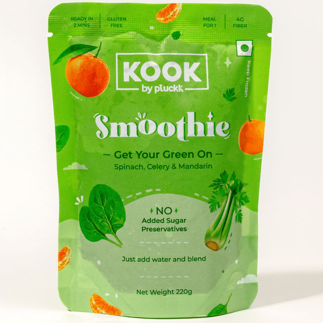 Pluckk Healthy & Lactose free Green Smoothie | Serves 1