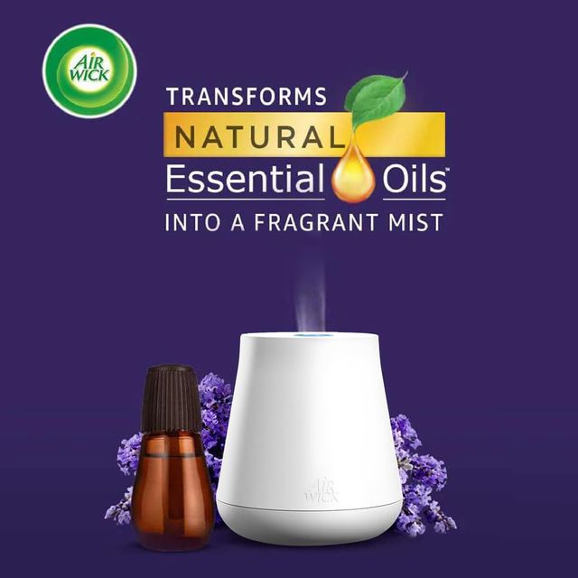 Airwick Essential Oil Diffuser Mist Refill, Relaxing Lavender