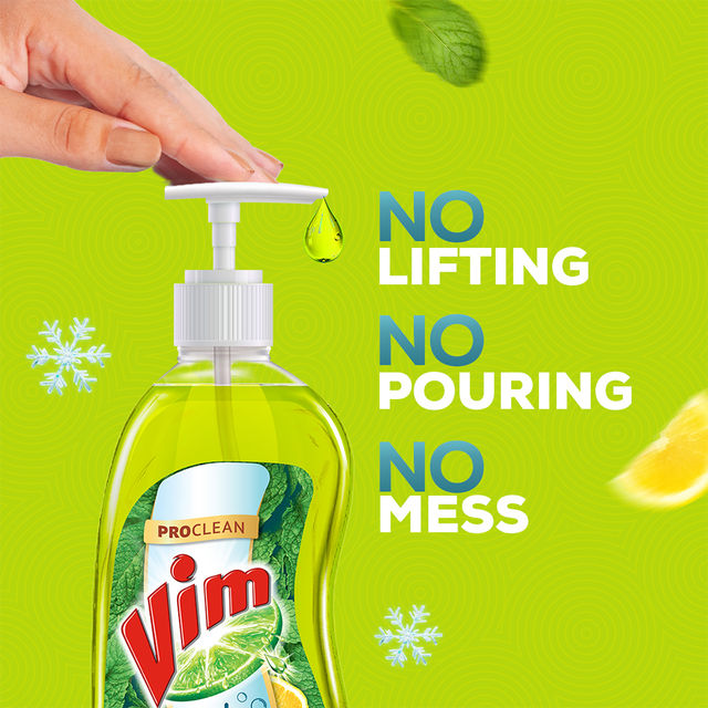 Vim Cooling Freshness Mint Dishwash Liquid