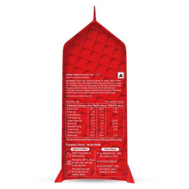 Dr. Oetker Soft Waffles Vanila