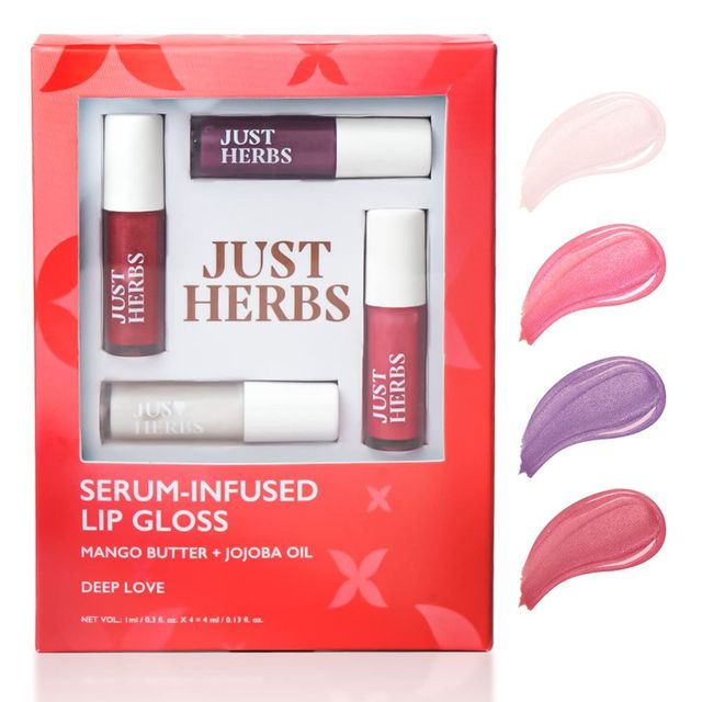 Just Herbs Serum Infused Lip Gloss (Deep Love)
