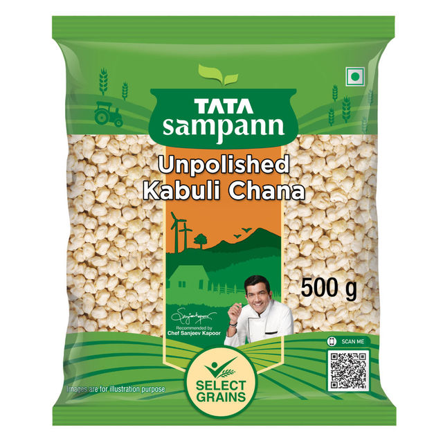 Tata Sampann High Protien Kabuli Chana(500gms) & Tata Sampann Kala Chana(500gms) Combo