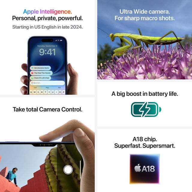 Apple iPhone 16 | 128GB | Teal