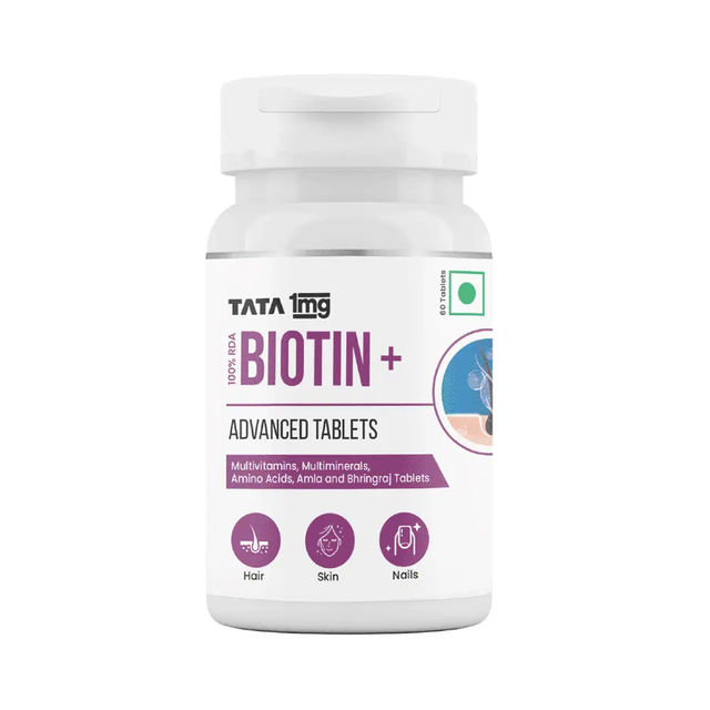 Tata 1mg Biotin 60 Tablets