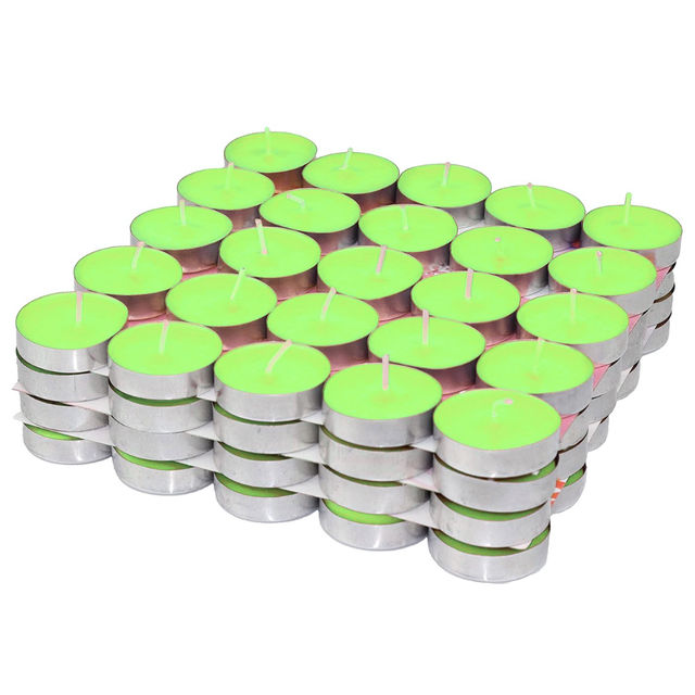 Tealight Candles, Assorted Color (Pack of 100 Candles of Same Color)