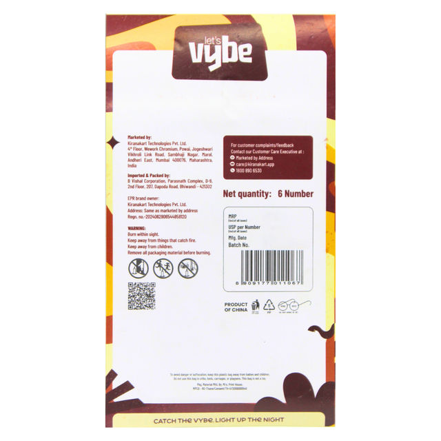 Let's Vybe Champagne Candle