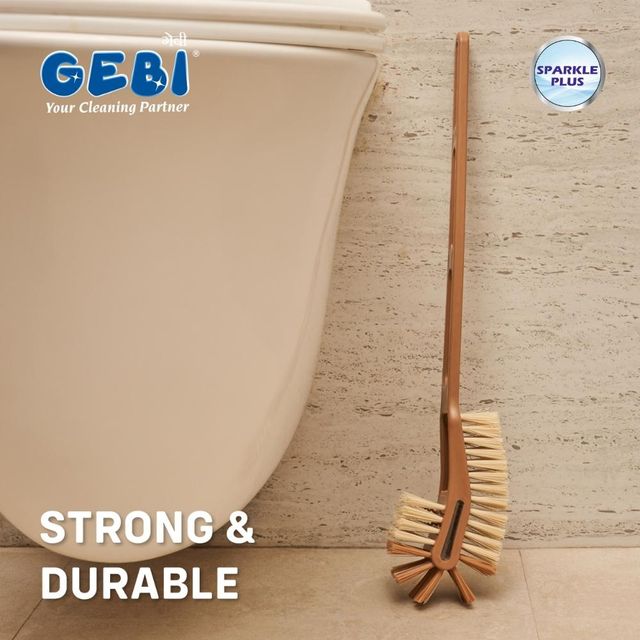 Dew Fresh Toilet Cleaner 1L + Citrus Surface & Floor Cleaner 1L (Combo Pack)(2l) & Gebi Sparkle Plus A Star Double Hockey Toilet Brush (Assorted)(1pc) Combo