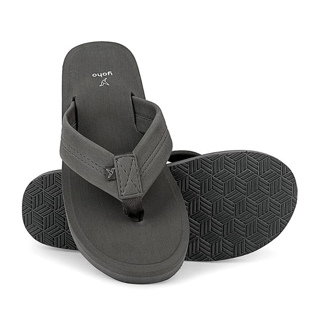 Yoho Men Slippers Bubbles | Monsoon Grey | UK 8