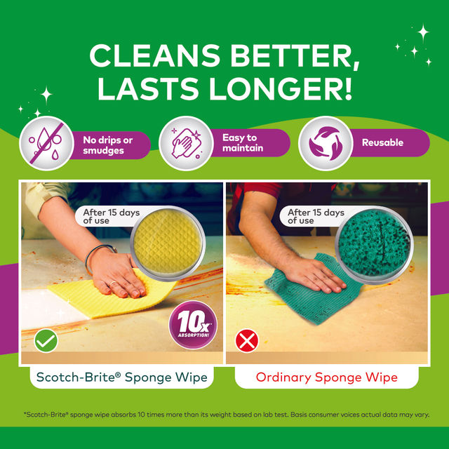 Scotch-Brite Sponge Wipe Large