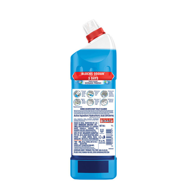 Domex Toilet Cleaner Liquid, Ocean Fresh
