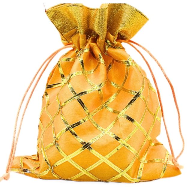 Fancy Potli Bags 23 x 18 Cm (Colour May Vary)