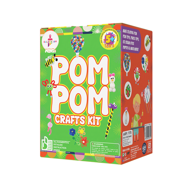 Kalakaram Mini Pom Pom Craft