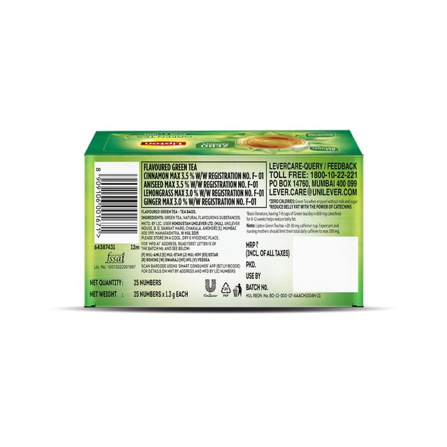 Lipton Lemongrass and Ginger Green Tea