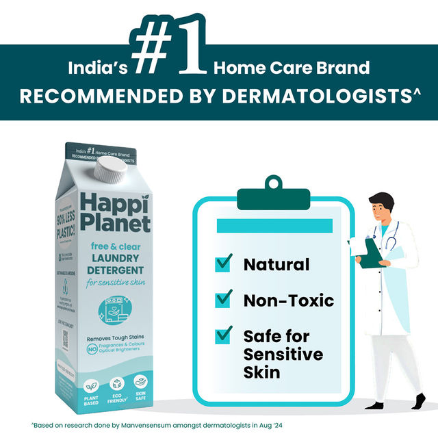 Happi Planet Free & Clear Detergent Liquid