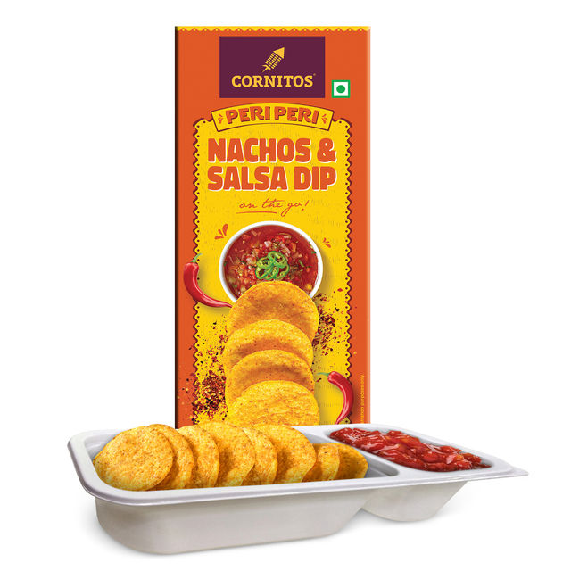 Cornitos Peri Peri Nachos and Salsa Dip Tray