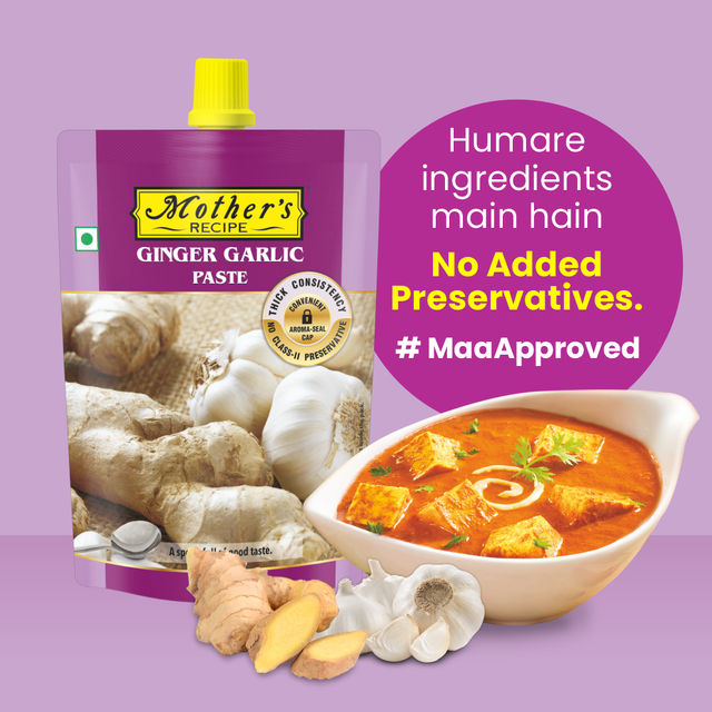Mother's Recipe Ginger & Garlic Paste 200 g Combo